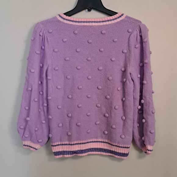 Lilly Pulitzer Dorianna Sweater Purple Iris LG - Picture 9 of 12